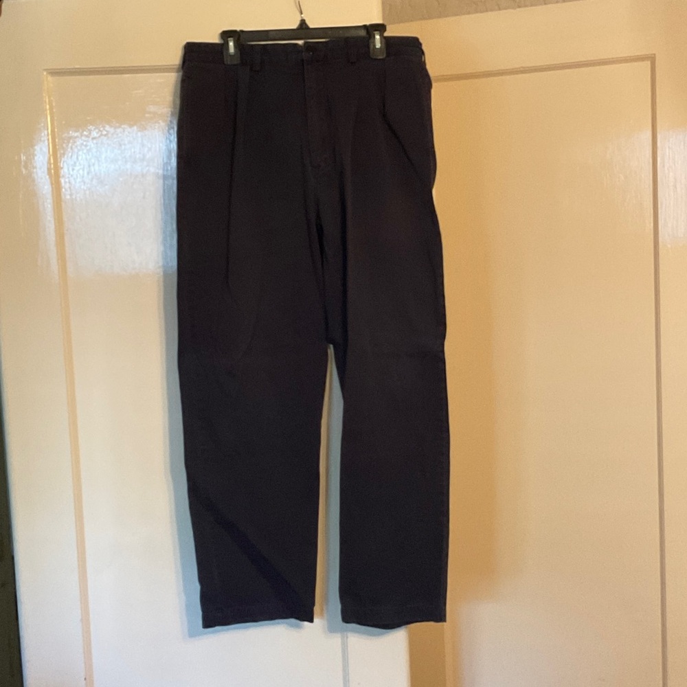 Polo Ralph Lauren Men's Pleated Navy Chinos, 35 x 31”